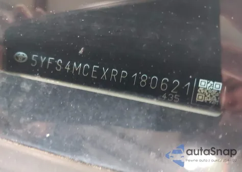 2024 Toyota Corolla Se z USA, uszkodzony, nr VIN 5YFS4MCEXRP180621